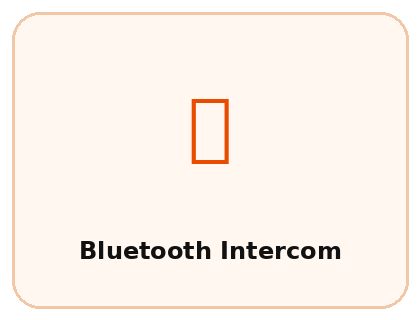 Bluetooth Intercom
